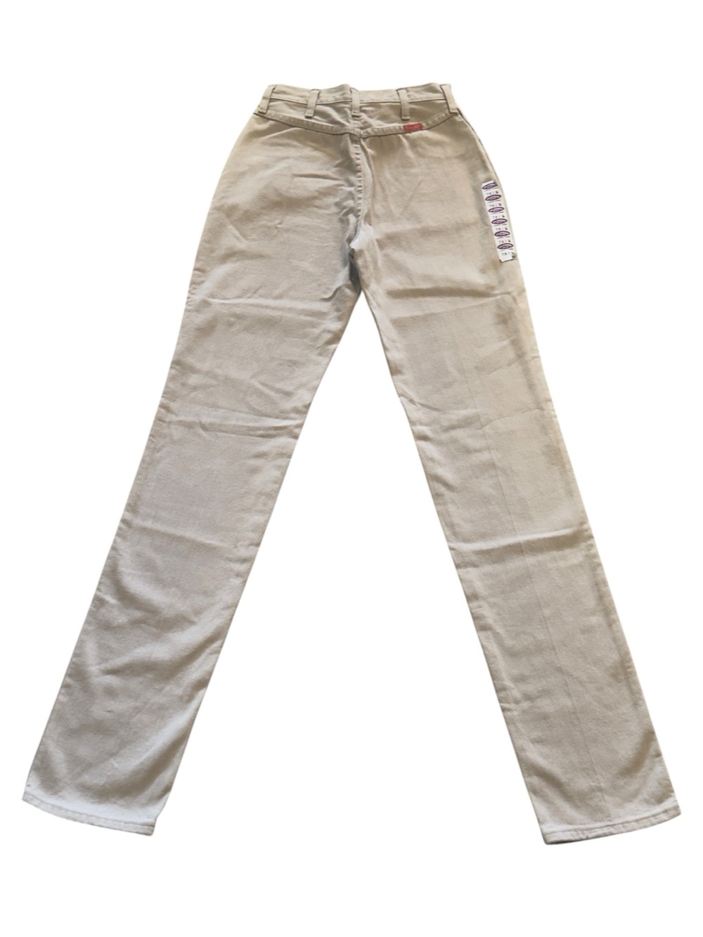 Vintage Wrangler USA Made Tan Jeans Women’s 7/8 x 36 Long Rise NOS Classic Fit
